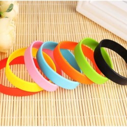 7PCS Silicone Bracelet Set For Men Women Wristbands Rubber Band Bracelets Assorted Colors Gifts Bracelets Sport